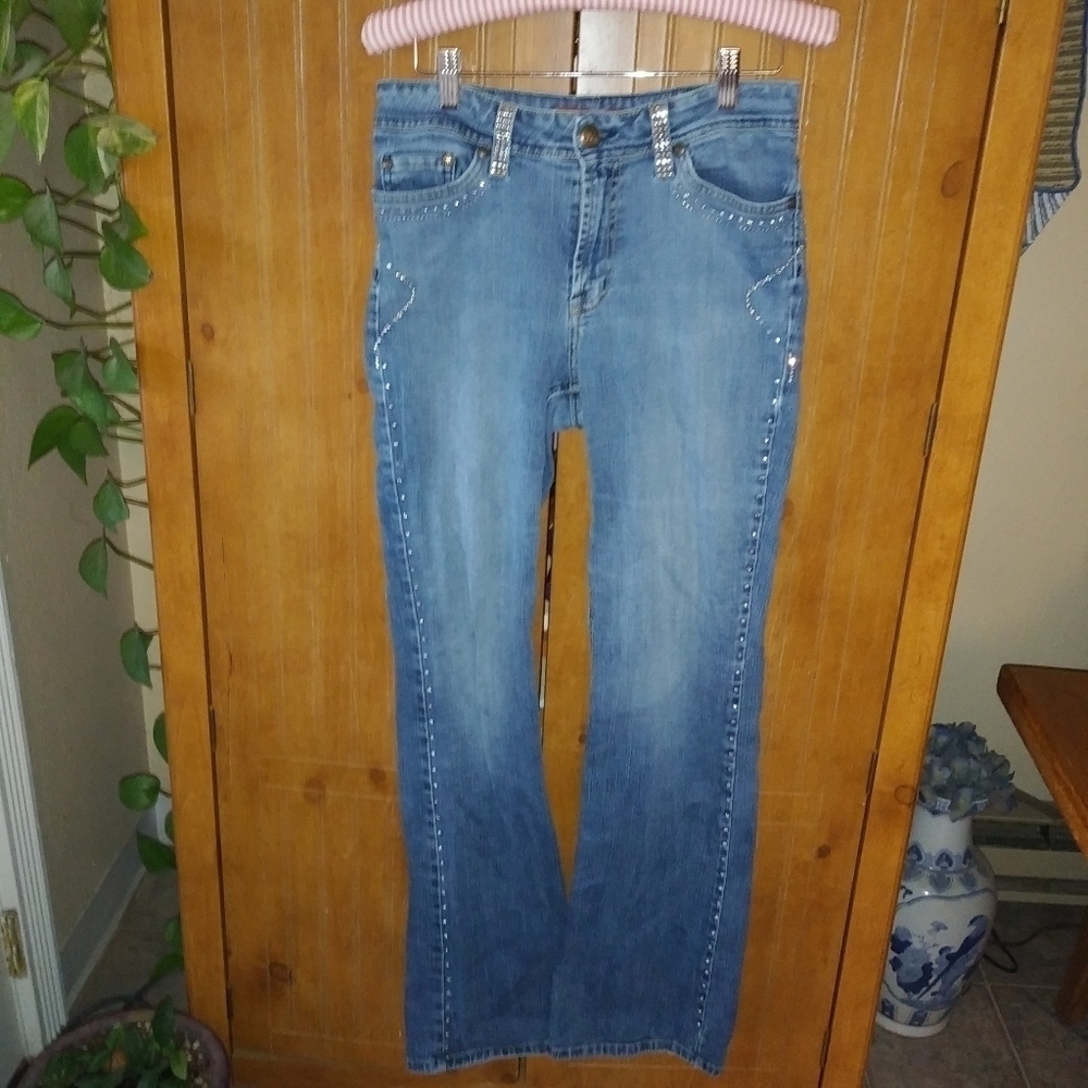 160 Mu Jean Authentic Mid Rise Dungarees Made In USA
